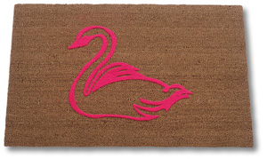 Flocked Cocoa Logo Mats